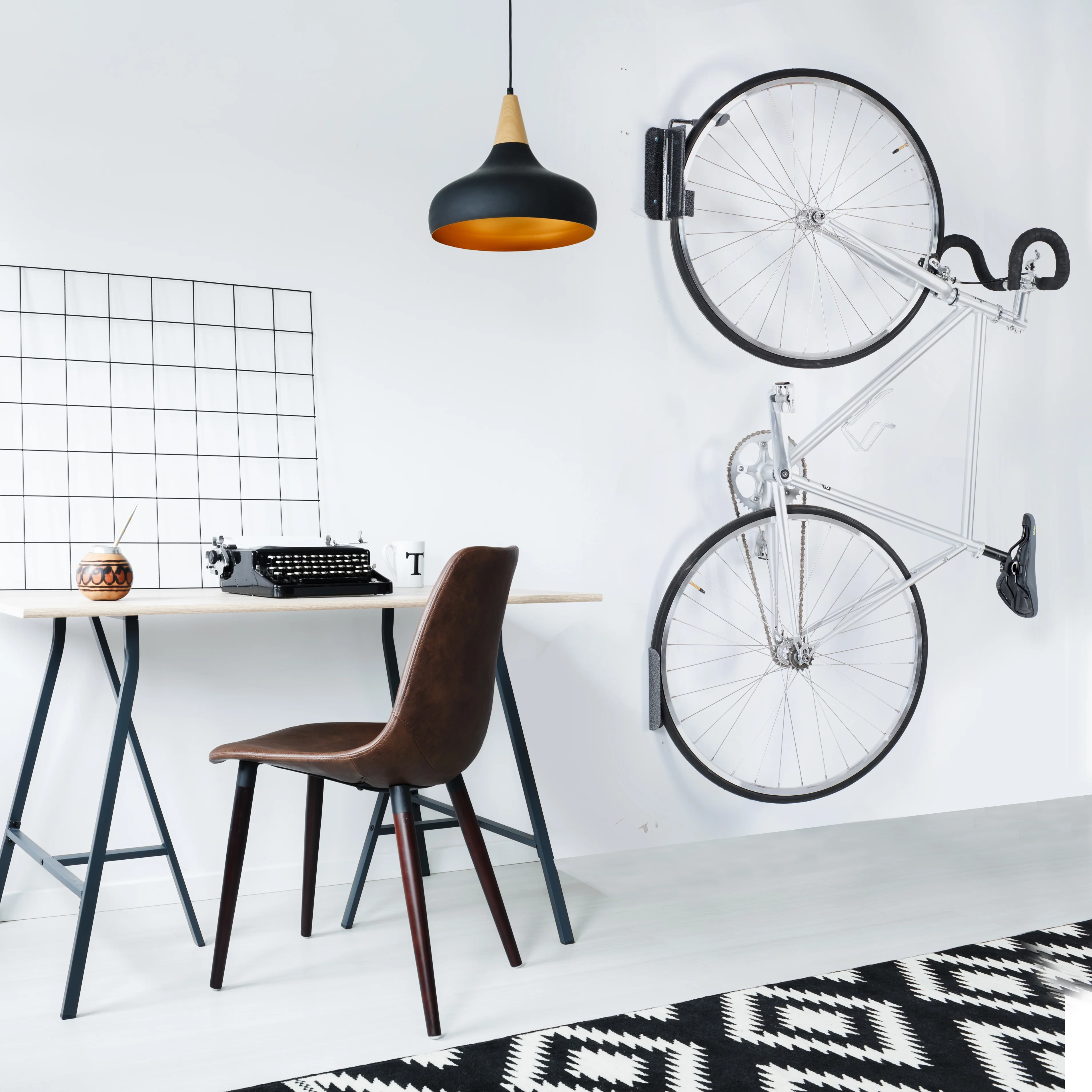 Single Bike Hinge Wall Mount Rack - Image 10