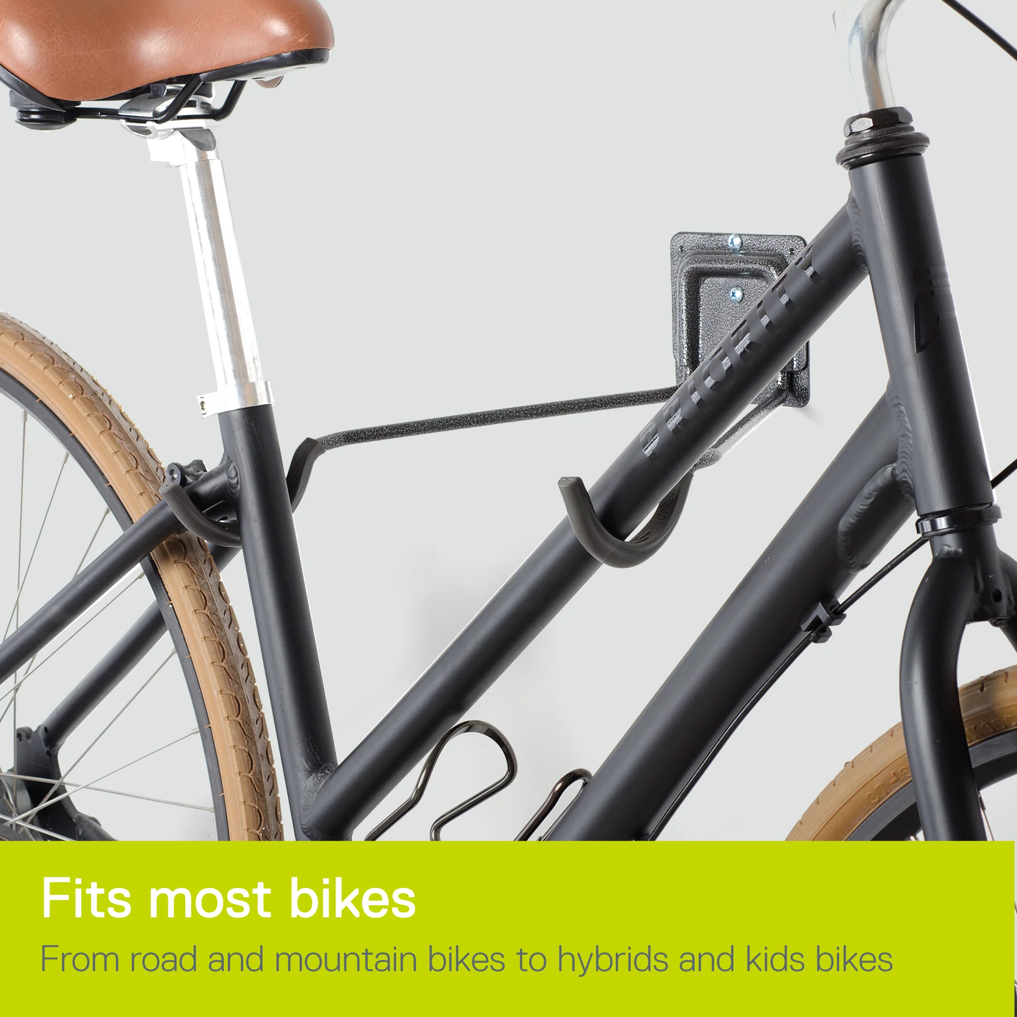 Single Bike Horizontal Wall Mount Rack - Image 3