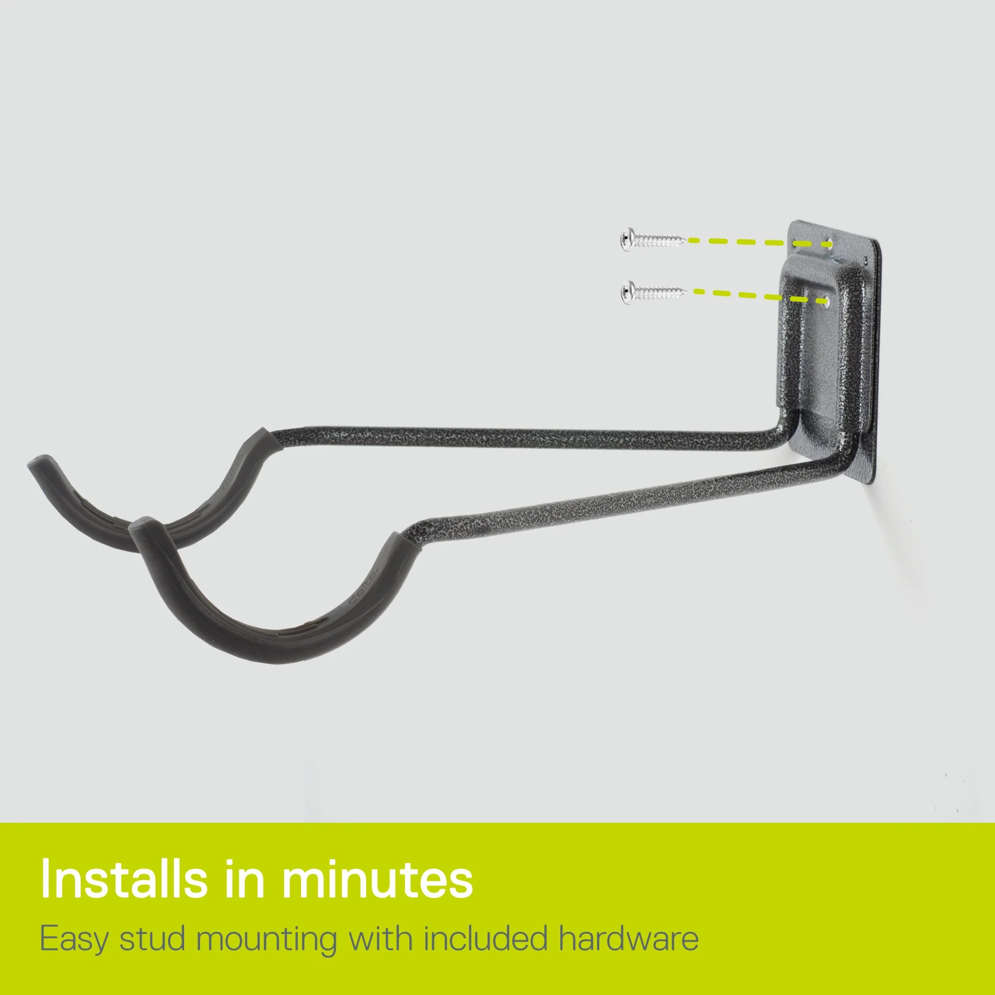 Single Bike Horizontal Wall Mount Rack - Image 7