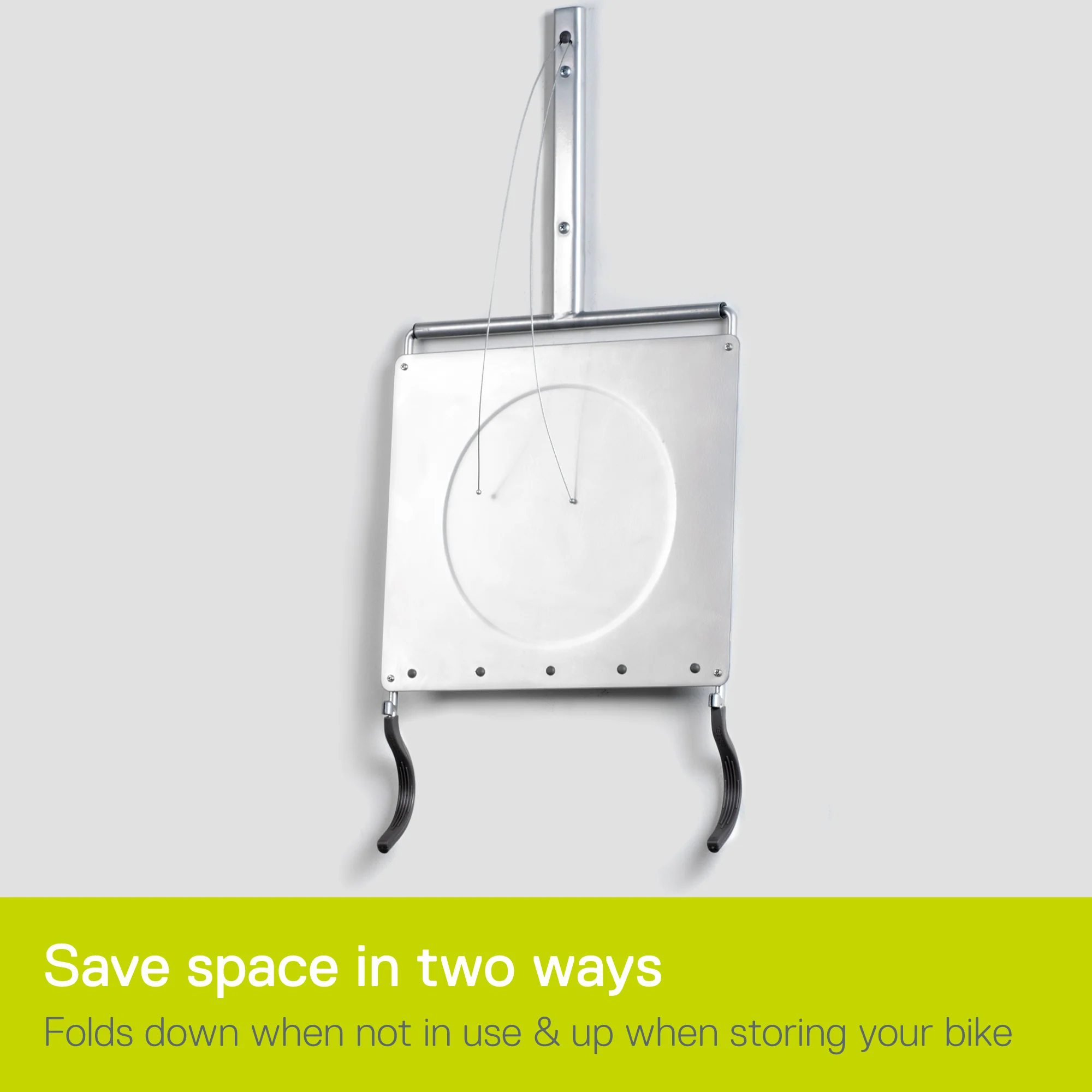 Single Bike Wall Mount Rack with Shelf - Image 4